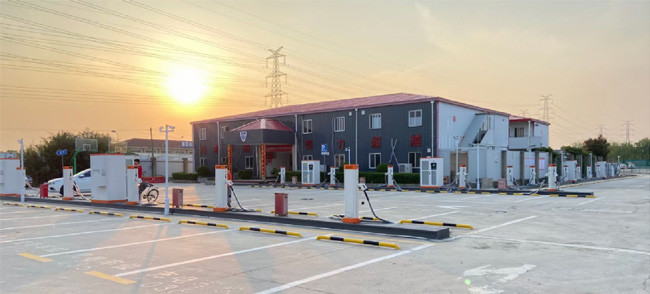 Latest company case about Shanghai Gudai Road EV Charging Station