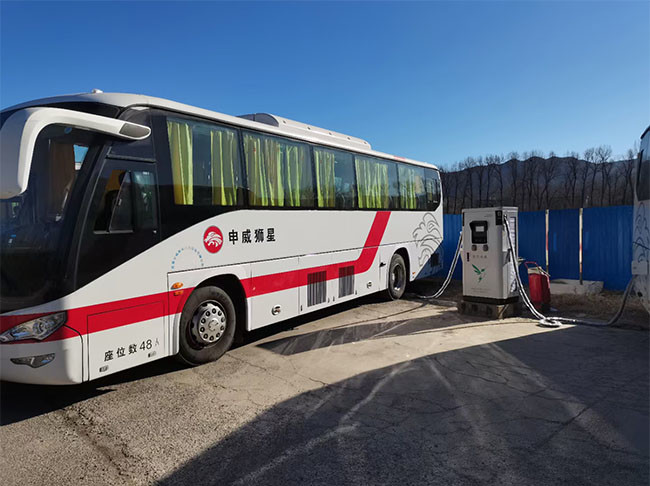 Latest company case about 120KW DC Charging Station In Qian County