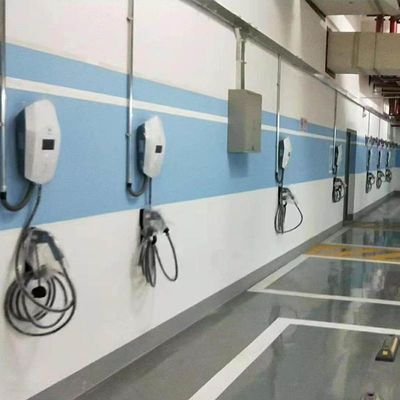 Type 2 Smart Electric Car Charger DC Floor Standing