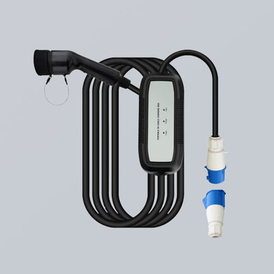 7KW 32A Portable EV Charger With Indicator Lights CCS2 Type 2
