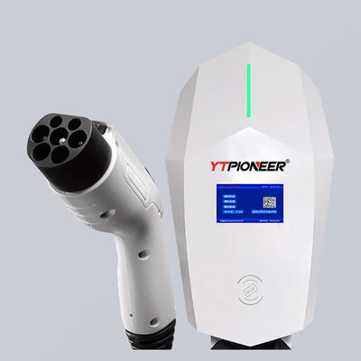 Aluminum Alloy LED/LCD Display AC EV Charger CE FCC ROHS UL Certified Product