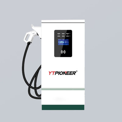 30kW IP54 7 Inch Display Floor Mounted EV Charger Multiple Protection