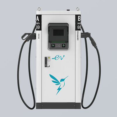 IP54 GB/T 80KW Floor Mounted EV Charger Outdoor Charging Point