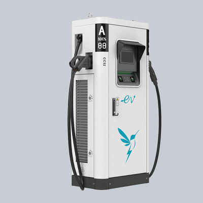 IP54 GB/T 80KW Floor Mounted EV Charger Outdoor Charging Point
