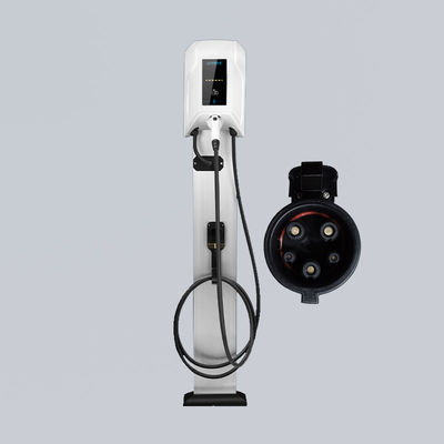 Single Phase Wall Mounted EV Charger 7kw Wallbox 4.3 Inches LCD Screen