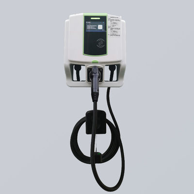 7kW 220V Screen Display IC Card Floor Mounted EV Charger Home Use
