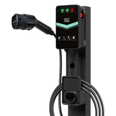 Waterproof EV Charger 3 Phase 16A 11kW Type 2 Floor Mounted Charging Stations