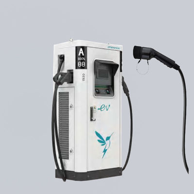 CCS2 Type 2 60KW EV Charger Commercial LCD Touch Screen With Payment
