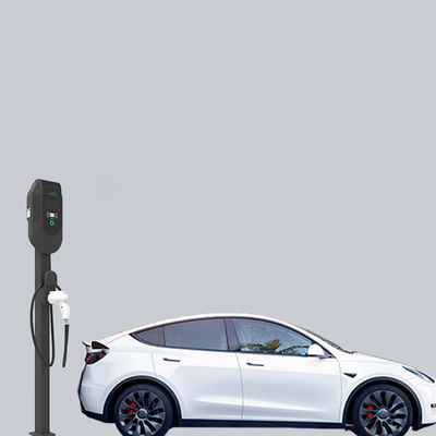 Adjustable Charging Point 7kW DC  Floor Mounted EV Charger CE