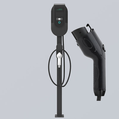 GB/T 4.3 Inch LCD Screen Home Use Floor Mounted EV Charger Overload Protection