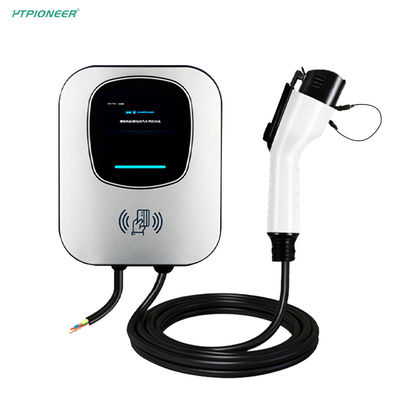 Display Screen IP65 IK10 AC Wall Mounted EV Charger Can Be Put In The Car
