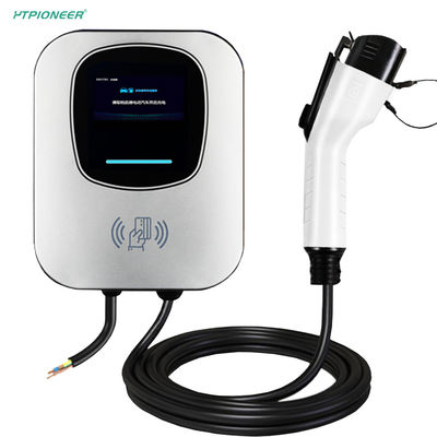 Display Screen IP65 IK10 AC Wall Mounted EV Charger Can Be Put In The Car