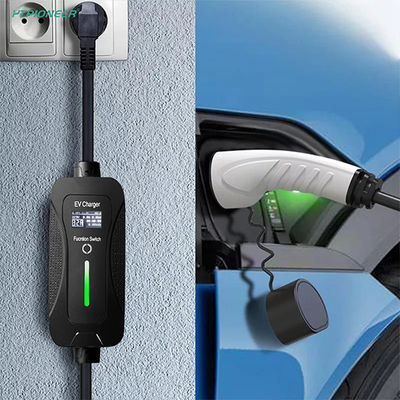 7KW GB/T 32A 5m Cable Portable EV Charger Adjustable Current