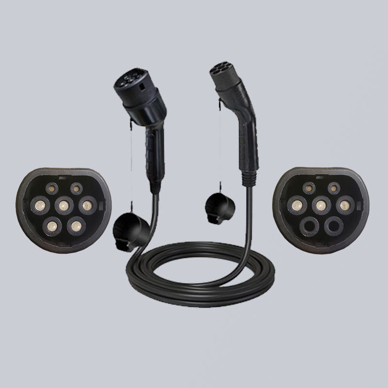 16A 11kw EV Charging Cable Extension Cord Type 2 To Type 2 EV Charging Accessories