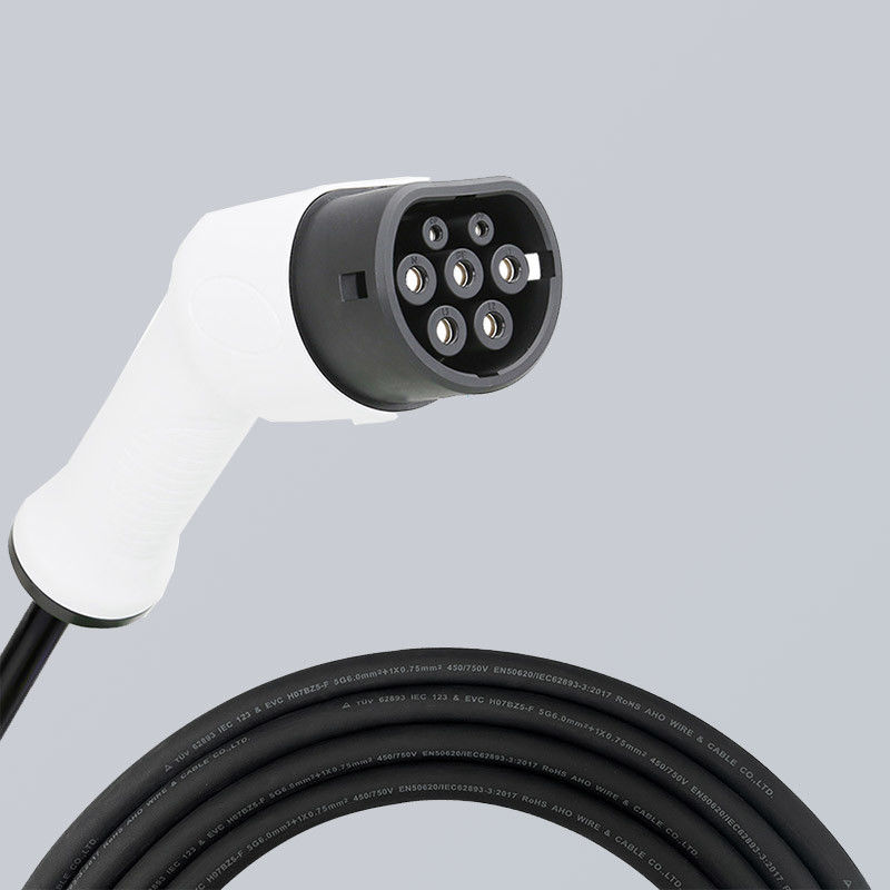 Type 2 - Type 2 EV Charger Extension Cable 16A Silver Plating