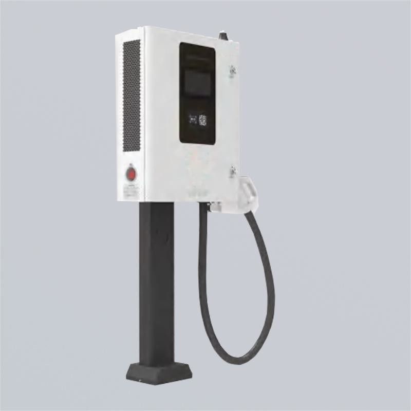 Residential Parking Lots 30kW Floor Mounted EV Charger Customizable