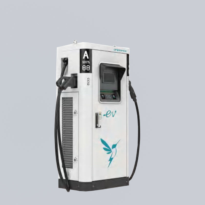 CCS2 Type 2 60KW EV Charger Commercial LCD Touch Screen With Payment