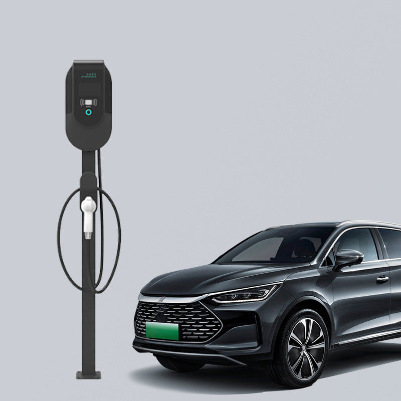 IP55 7kW 32A 3.8 Inch Display Wall Mounted EV Charger OCPP1.6